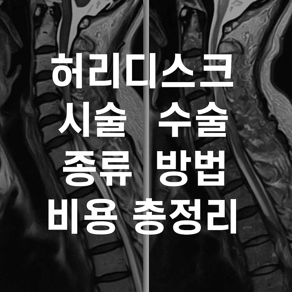 허리디스크 수술종류