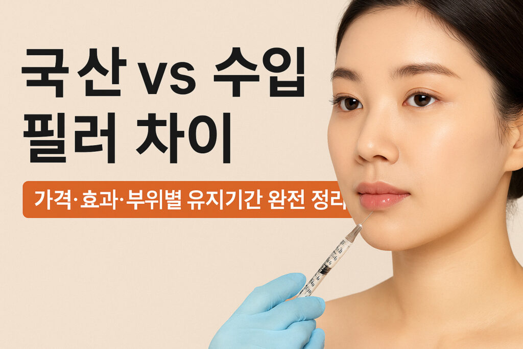 국산 필러 수입필러 종류 비교