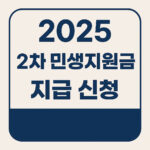 2차 민생지원금