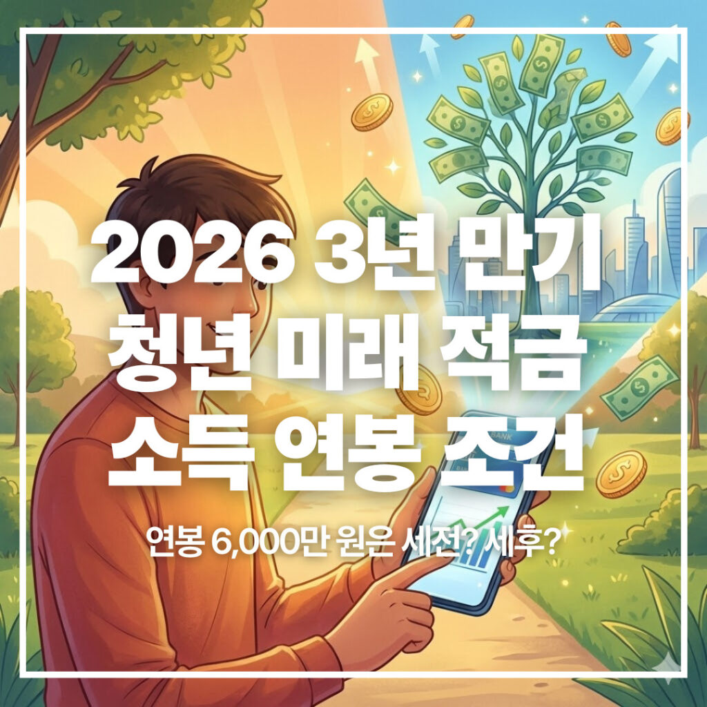 청년 미래 적금 연봉 조건